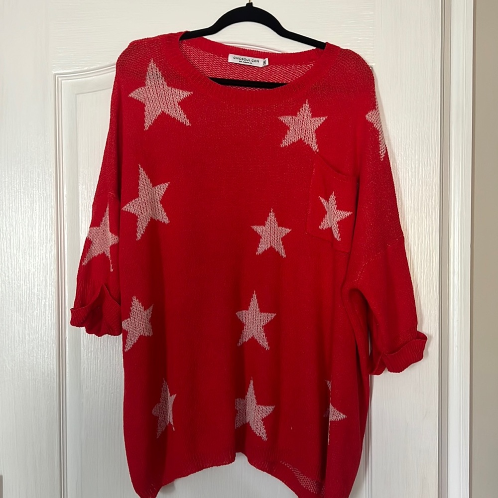 Red star sweater